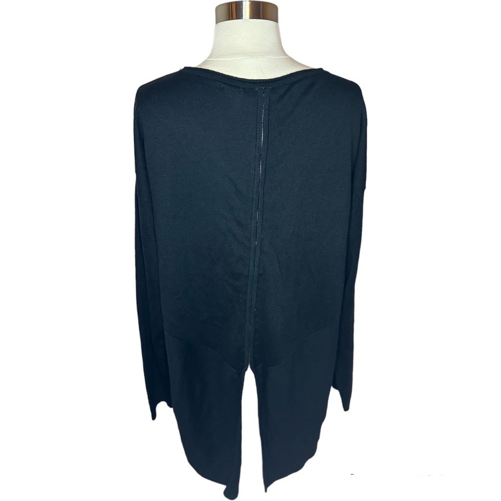 Soho JEANS NEW YORK & COMPANY Women BLACK Pullover Sweater XL